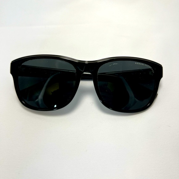 Armani Exchange Large Black Square Sunglasses - Frames Only - Picture 1 of 10